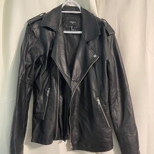 Black leather Jacket